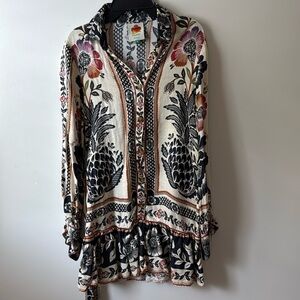 FARM RIO satin dress